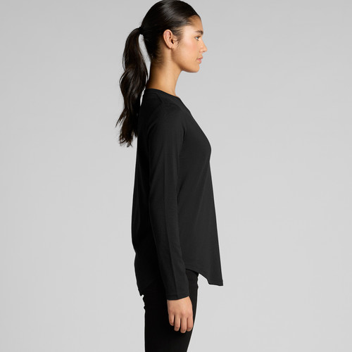 SIDE wo's-maple-curve-l/s-tee-side